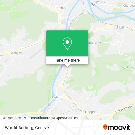 Wartfit Aarburg map