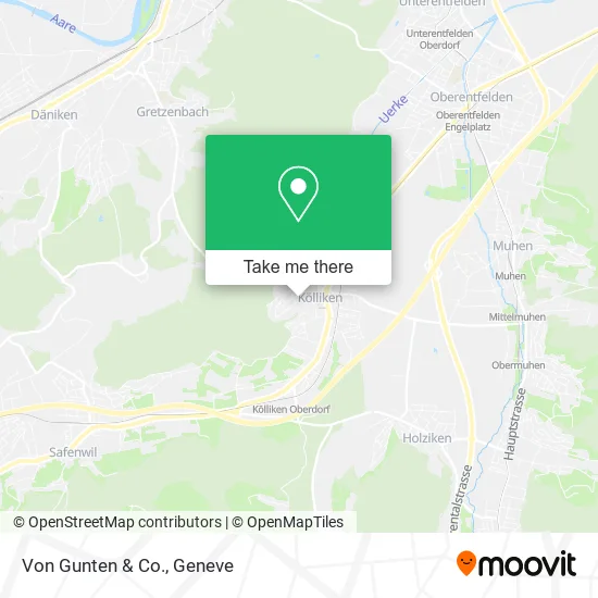 Von Gunten & Co. map