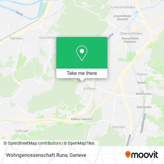 Wohngenossenschaft Runa map