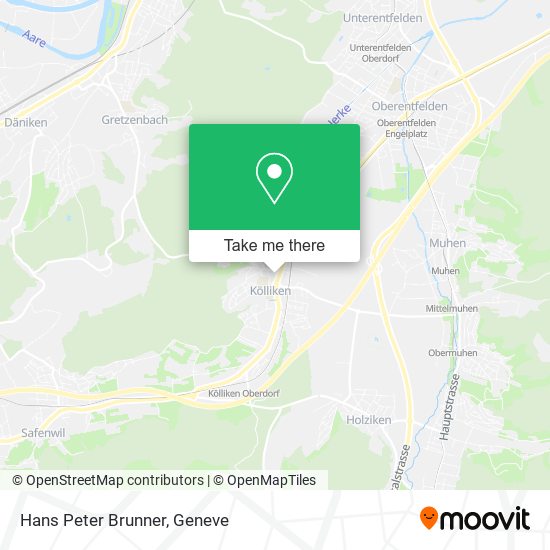 Hans Peter Brunner map