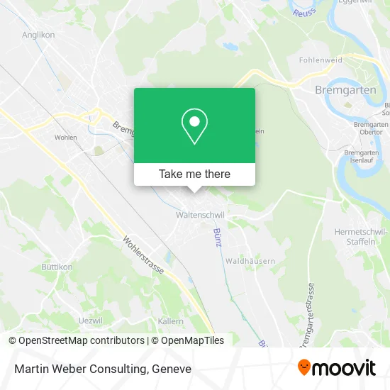 Martin Weber Consulting map