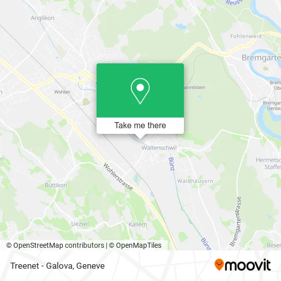 Treenet - Galova map