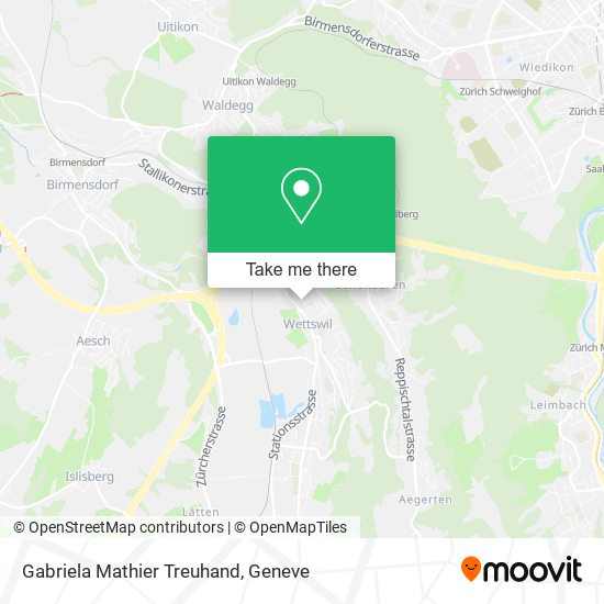 Gabriela Mathier Treuhand map
