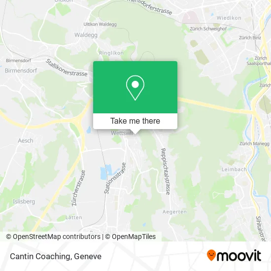 Cantin Coaching map