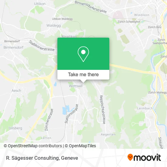 R. Sägesser Consulting map