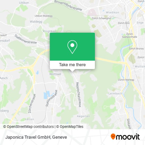 Japonica Travel GmbH map