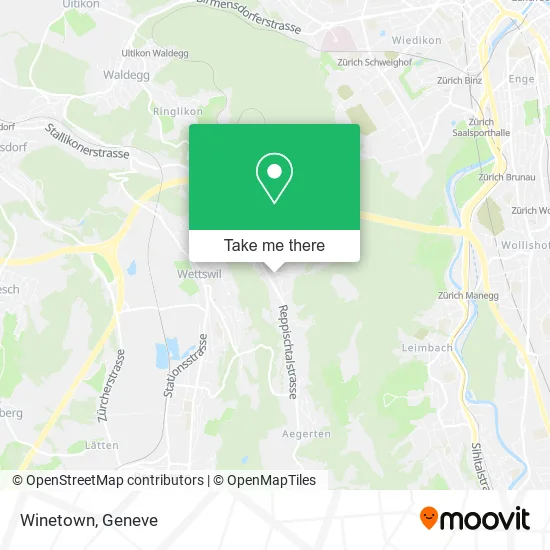 Winetown map