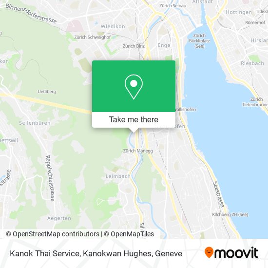 Kanok Thai Service, Kanokwan Hughes map