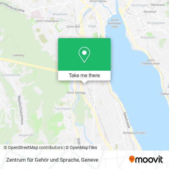Zentrum für Gehör und Sprache map