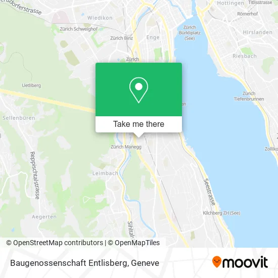 Baugenossenschaft Entlisberg map