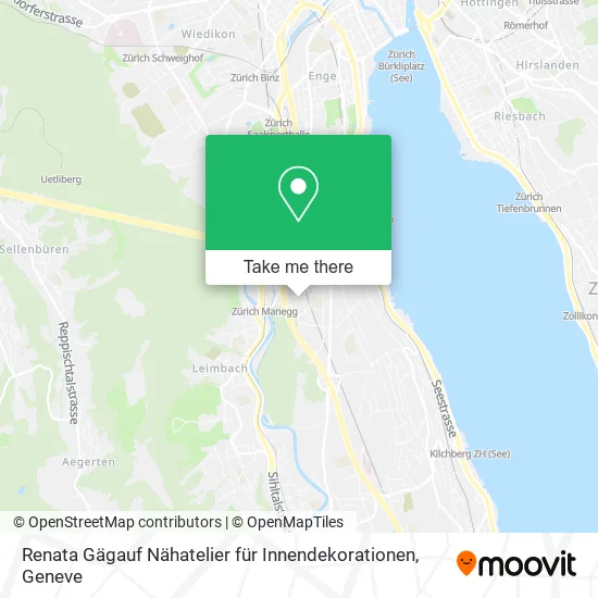 Renata Gägauf Nähatelier für Innendekorationen map
