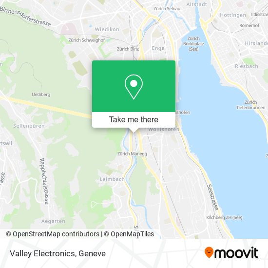 Valley Electronics map