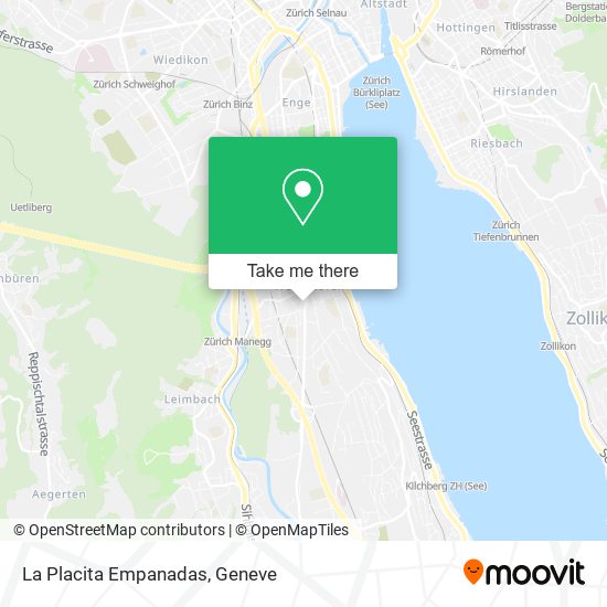 La Placita Empanadas map