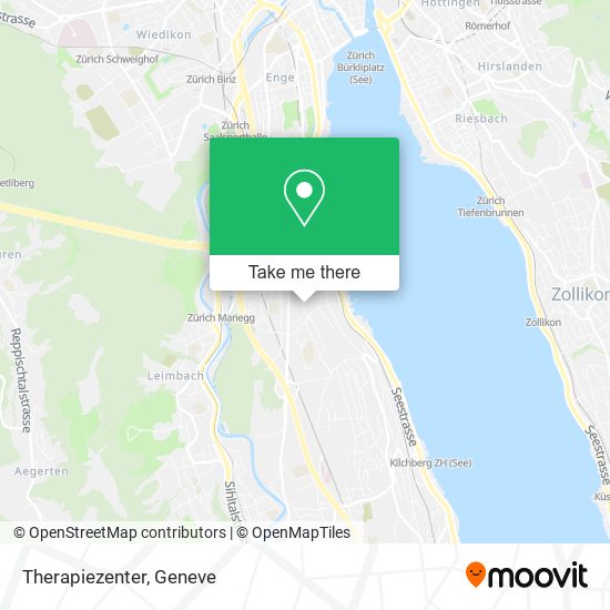 Therapiezenter map