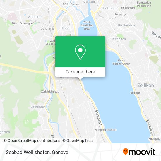 Seebad Wollishofen map