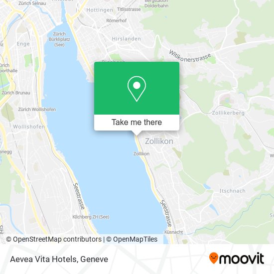 Aevea Vita Hotels map