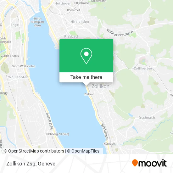 Zollikon Zsg map