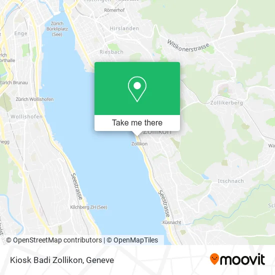 Kiosk Badi Zollikon map