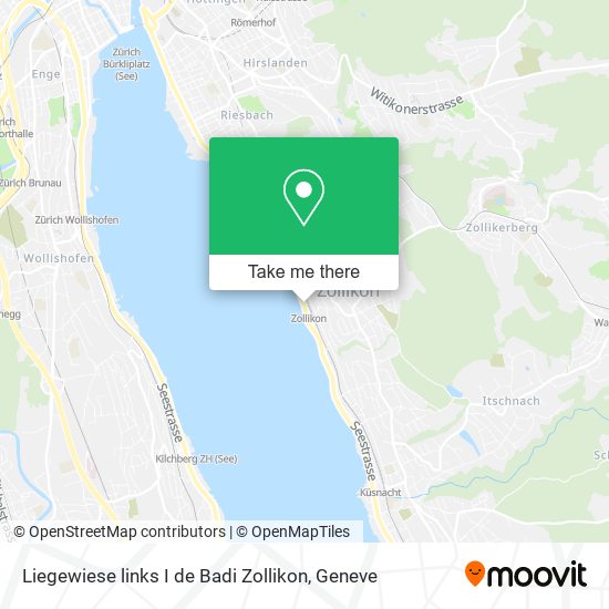 Liegewiese links I de Badi Zollikon map