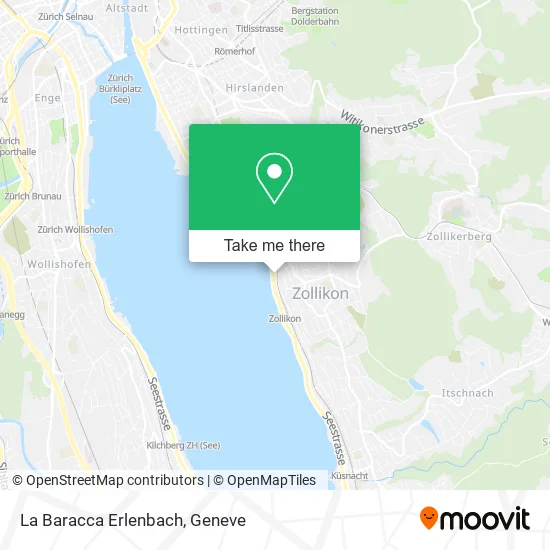 La Baracca Erlenbach map