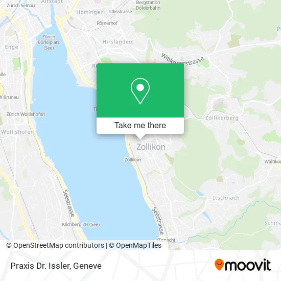 Praxis Dr. Issler map