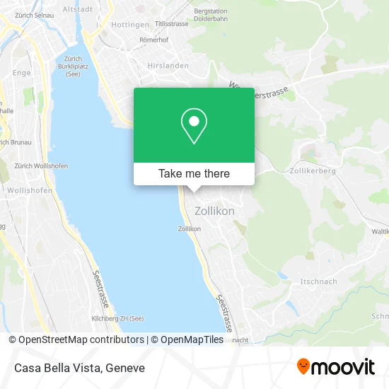 Casa Bella Vista map