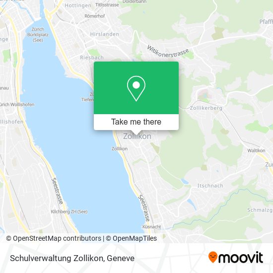 Schulverwaltung Zollikon map