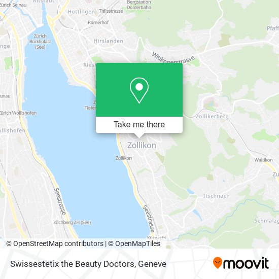 Swissestetix the Beauty Doctors map