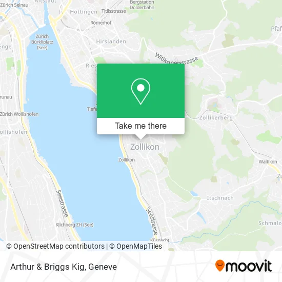 Arthur & Briggs Kig map