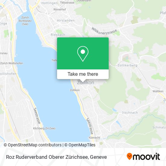 Roz Ruderverband Oberer Zürichsee map