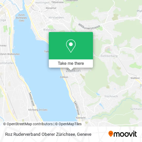 Roz Ruderverband Oberer Zürichsee map