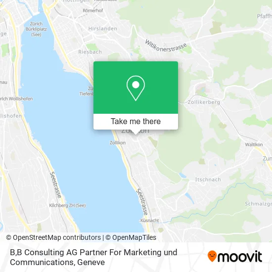 B,B Consulting AG Partner For Marketing und Communications map