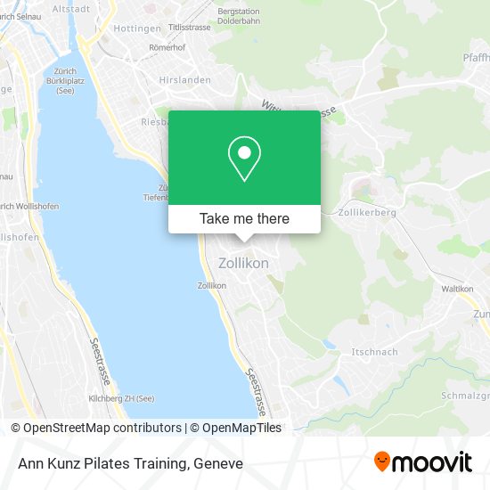 Ann Kunz Pilates Training map