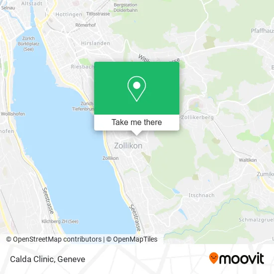 Calda Clinic map