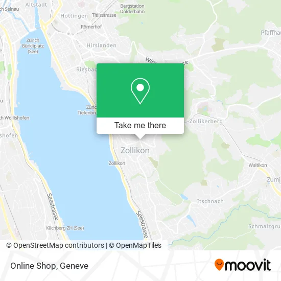 Online Shop map