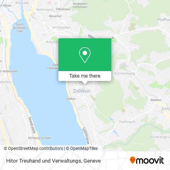 Hitor Treuhand und Verwaltungs map