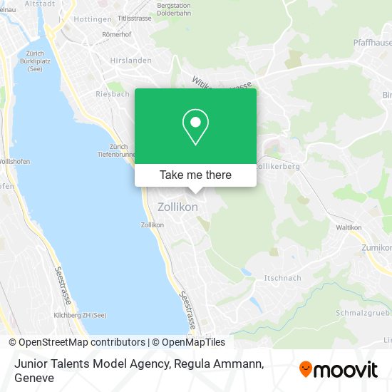 Junior Talents Model Agency, Regula Ammann map