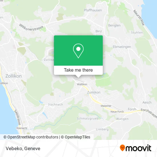 Vebeko map