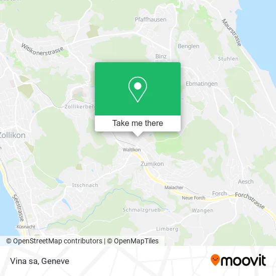 Vina sa map