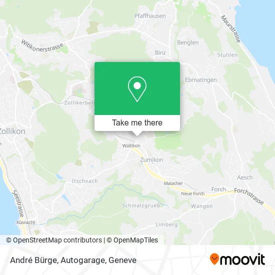 André Bürge, Autogarage map