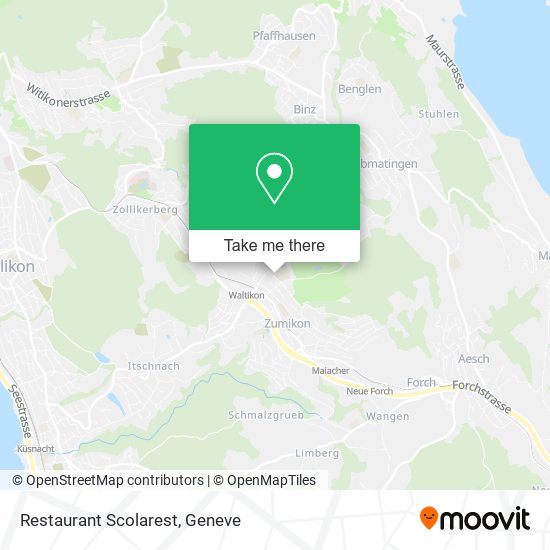 Restaurant Scolarest map