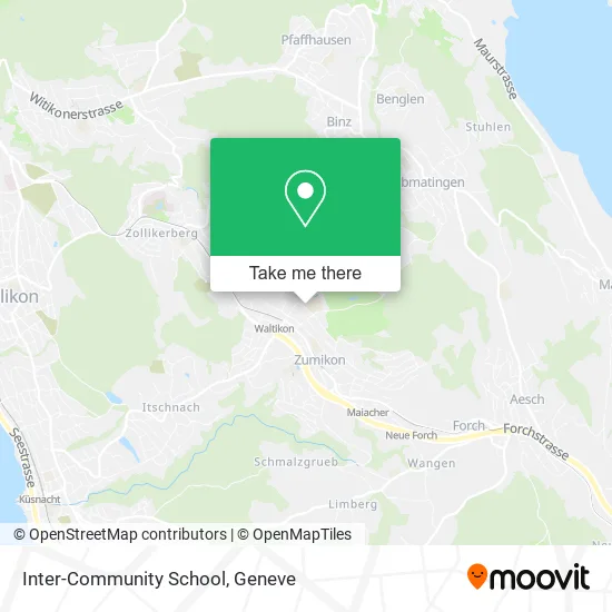 Inter-Community School map