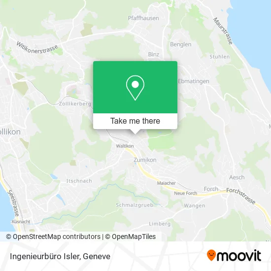 Ingenieurbüro Isler map