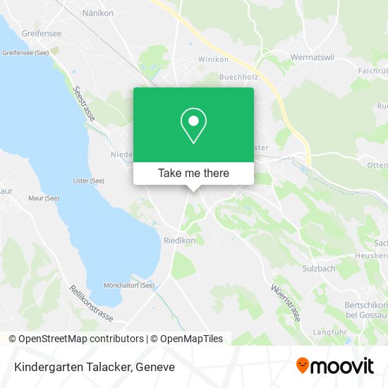 Kindergarten Talacker map
