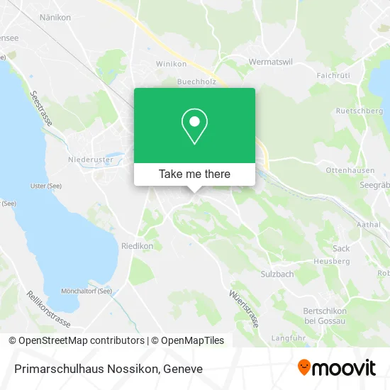 Primarschulhaus Nossikon map