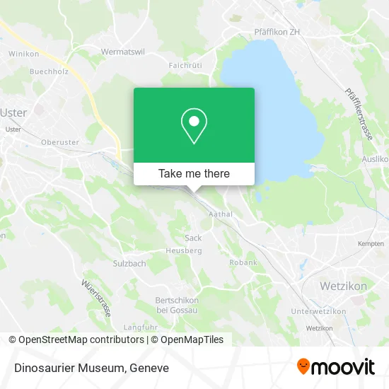 Dinosaurier Museum map