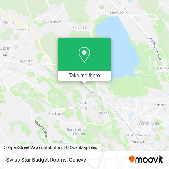 Swiss Star Budget Rooms map
