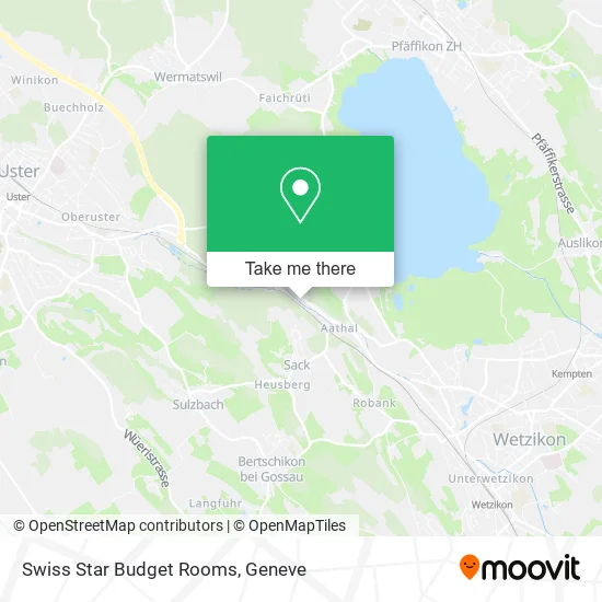 Swiss Star Budget Rooms map