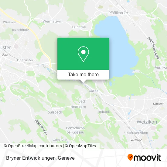 Bryner Entwicklungen map