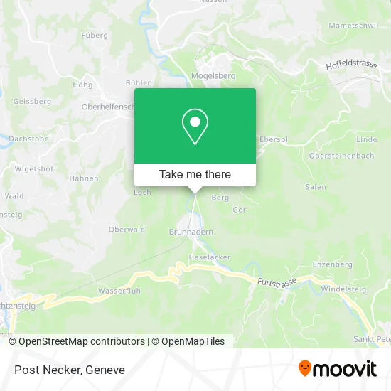 Post Necker map